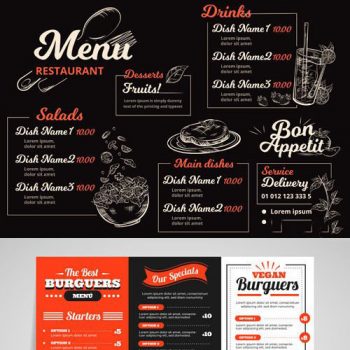 دانلود 8 منو لایه باز در ایلوستریتور