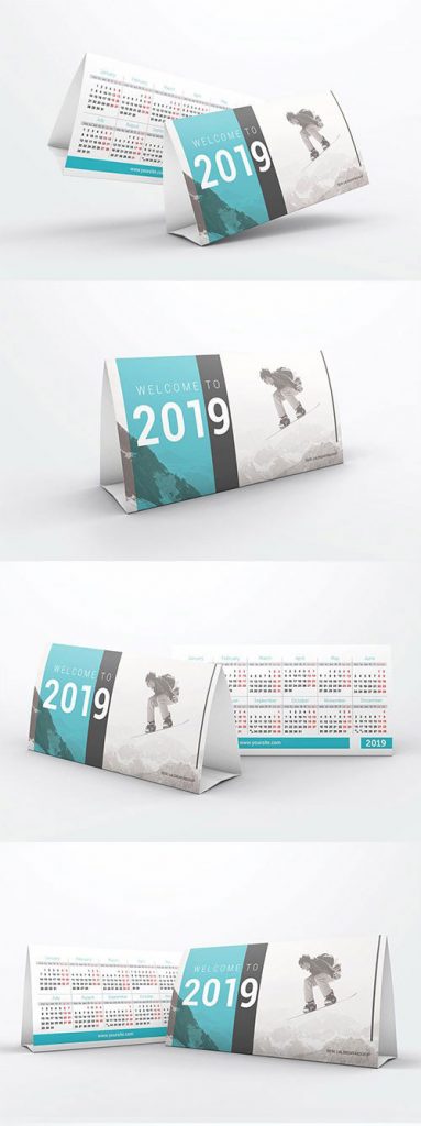 دانلود موکاپ تقویم رو میزی