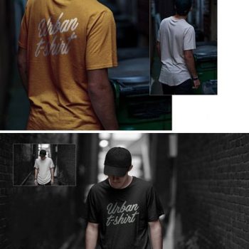 دانلود موکاپ تیشرت مردانه