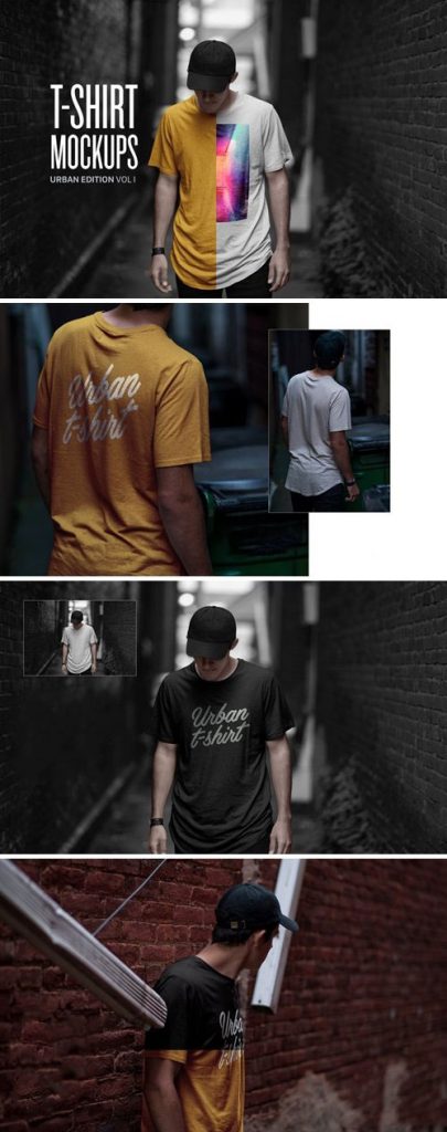 دانلود موکاپ تیشرت مردانه