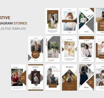 دانلود 15 قالب استوری اینستاگرام لایه باز