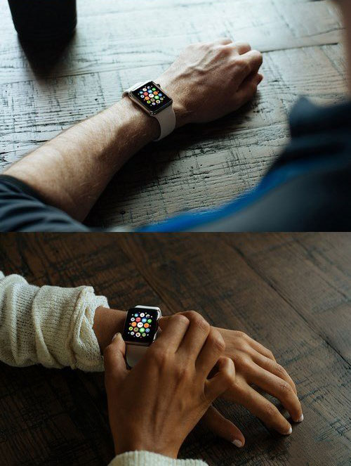 دانلود موکاپ ساعت هوشمند با طرح اپل