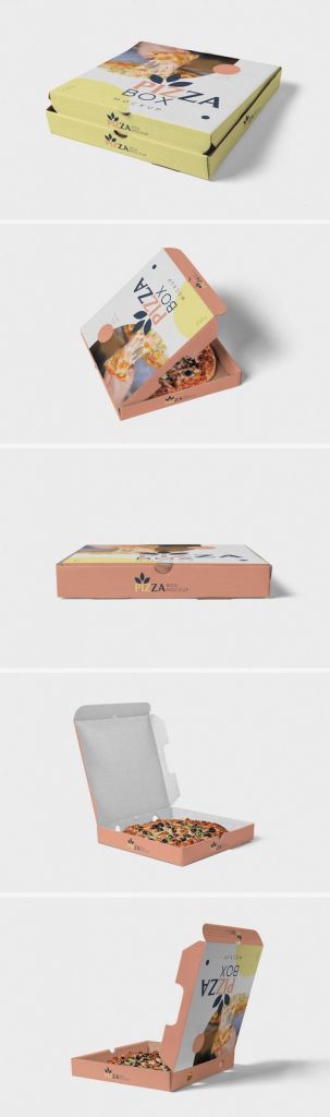 دانلود موکاپ جعبه پیتزا