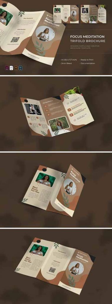 دانلود بروشور سه لت ورزشی لایه باز