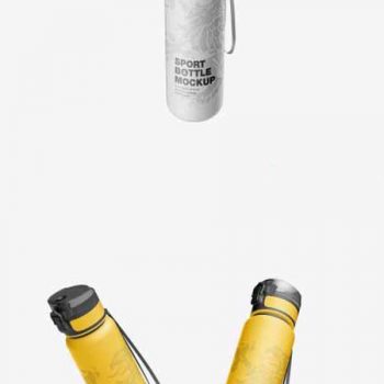 دانلود موکاپ بطری فلزی