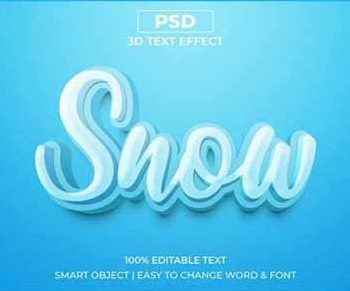 دانلود استایل متن سه بعدی لایه باز