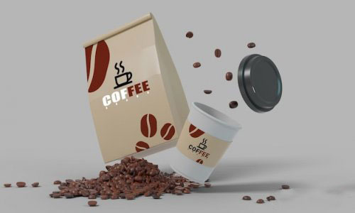 دانلود موکاپ بسته بندی قهوه