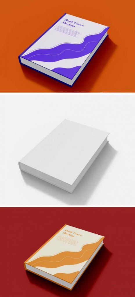 دانلود موکاپ کتاب ساده فتوشاپ