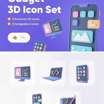 دانلود کاراکتر سه بعدی لپ تاپ گوشی تبلت