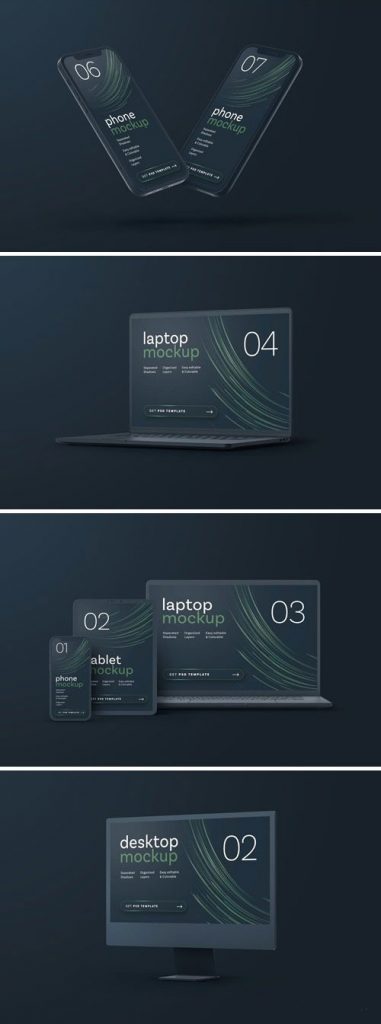 دانلود موکاپ موبایل و آیپد آیفون و لپ تاپ