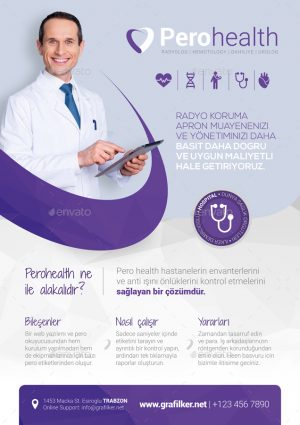 دانلود تراکت تبلیغاتی پزشکی برای فتوشاپ