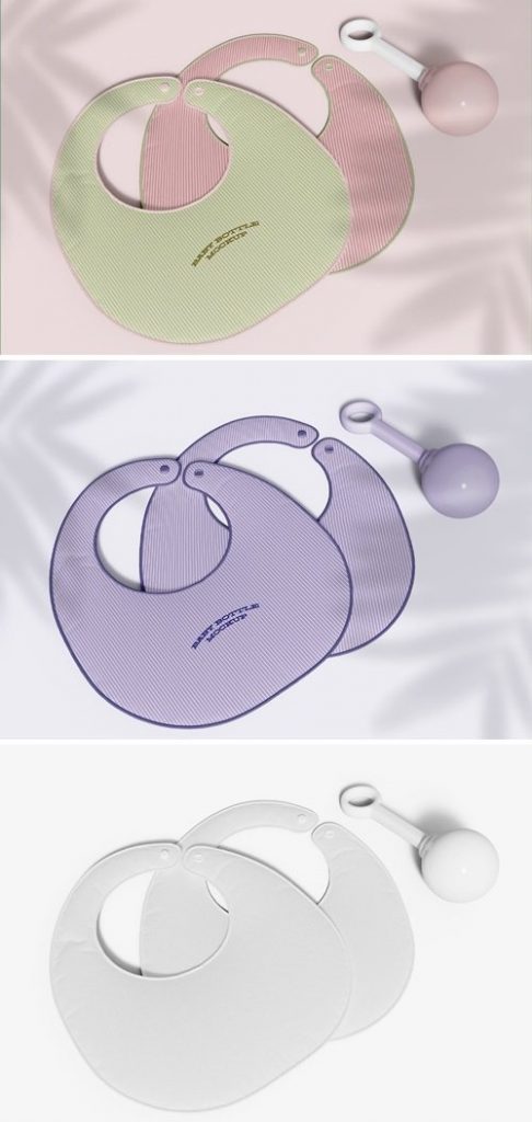 دانلود موکاپ پیش بند نوزاد