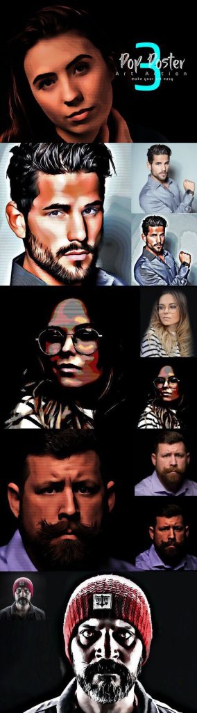 دانلود اکشن افکت پاپ آرت برای فتوشاپ