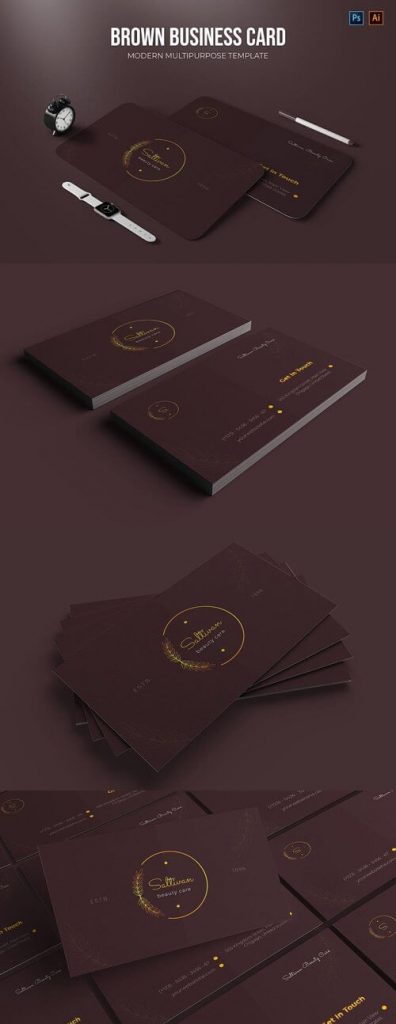 موکاپ کارت ویزیت لاکچری برای فتوشاپ