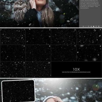 دانلود افکت بارش برف برای فتوشاپ