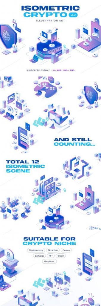 آیکون سه بعدی ارز دیجیتال