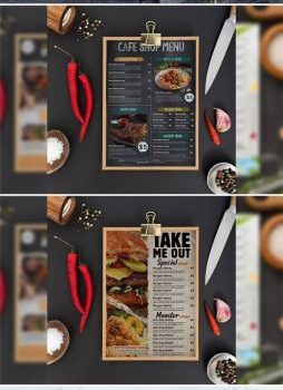 دانلود منوی رستوران لایه باز