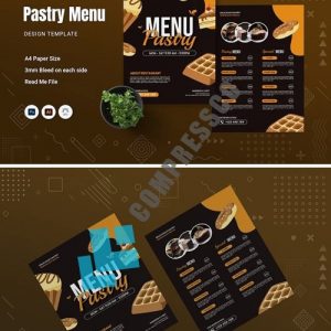 منو شیرینی لایه باز