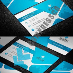 دانلود کارت ویزیت لایه باز شرکتی در فتوشاپ