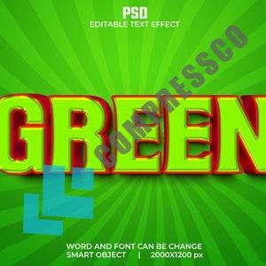 دانلود استایل متن سبز ساده