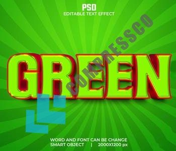 دانلود استایل متن سبز ساده