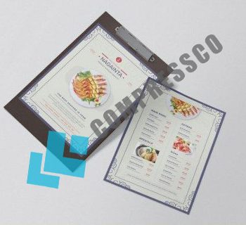 دانلود منو غذای دریایی ساده