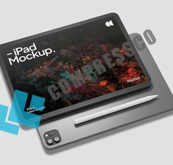 دانلود موکاپ ایپد ساده