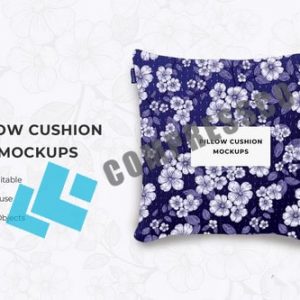 دانلود موکاپ کوسن آبی