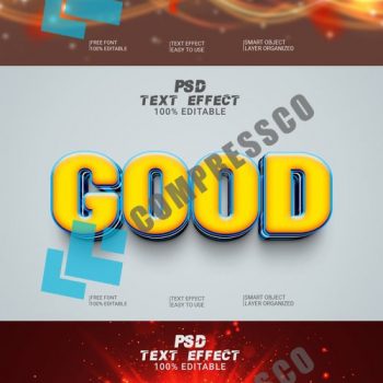 دانلود استایل متنی براق سه بعدی