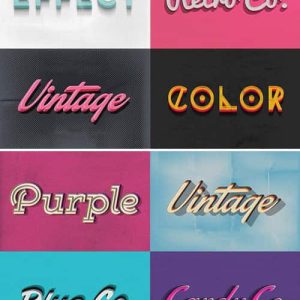 دانلود استایل متنی فانتزی در فتوشاپ