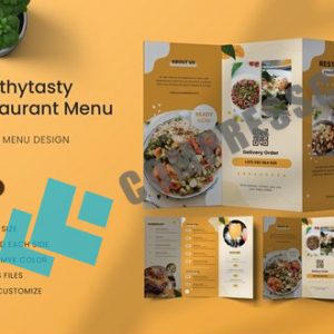 دانلود منو لایه باز نارنجی