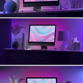 دانلود موکاپ مانیتور مینیمال