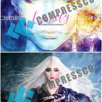 دانلود اکشن آبرنگی فتوشاپ