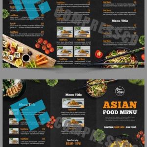 دانلود منو غذای آسیایی