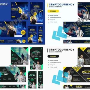 دانلود بنر لایه باز ارز دیجیتال رایگان