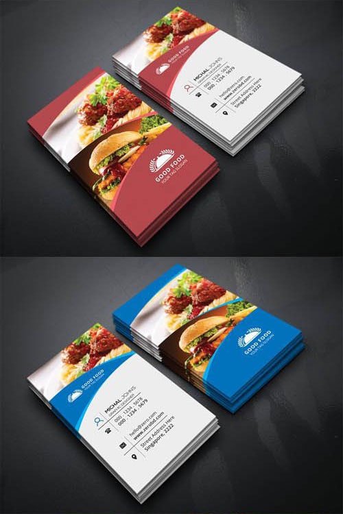 دانلود کارت ویزیت فست فود