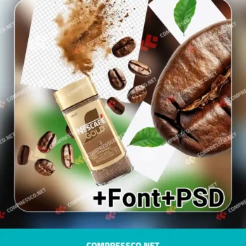 دانلود تصاویر + فونت و لایه باز طراحی بنر تبلیغاتی پست اینستاگرام در فتوشاپ