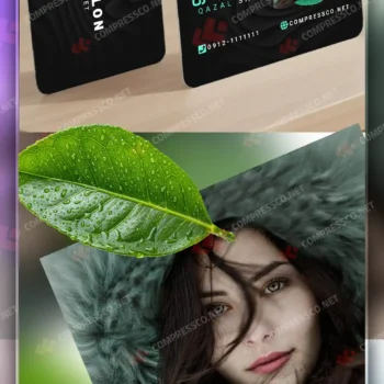 دانلود کارت ویزیت لایه باز سالن زیبایی