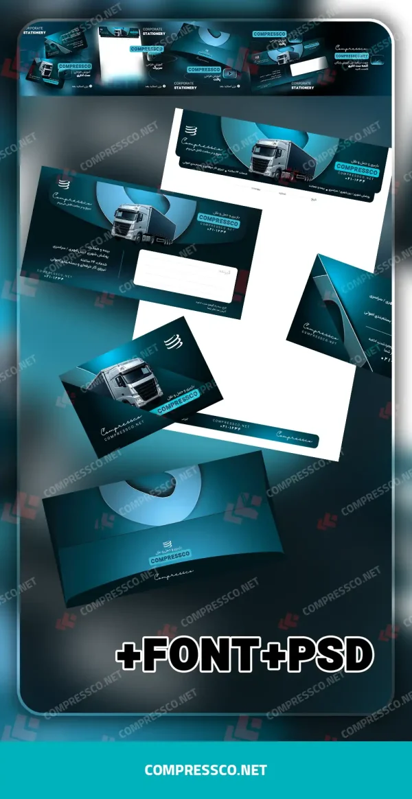 دانلود پست اسلایدی لایه باز نمونه کار + فایلهای تمرینی آموزش